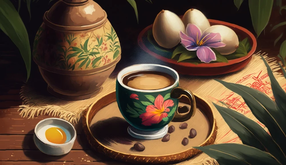 Vietnam egg coffee
